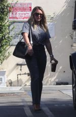 HILARY DUFF Leaves a Meeting in Los Angeles 08/30/2017