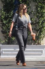 HILARY DUFF Leaves a Meeting in Los Angeles 08/30/2017