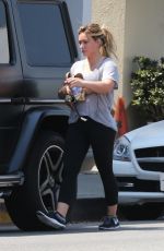 HILARY DUFF Out and About in Los Angeles 09/08/2017