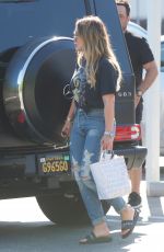 HILARY DUFF Out for Lunch in Brentwood 09/24/2017