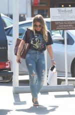 HILARY DUFF Out for Lunch in Brentwood 09/24/2017