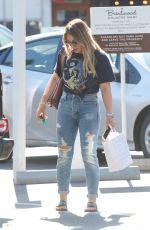 HILARY DUFF Out for Lunch in Brentwood 09/24/2017