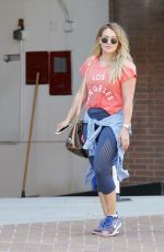 HILARY DUFF Out in Beverly Hills 09/05/2017