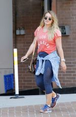 HILARY DUFF Out in Beverly Hills 09/05/2017