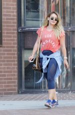 HILARY DUFF Out in Beverly Hills 09/05/2017