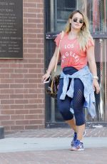 HILARY DUFF Out in Beverly Hills 09/05/2017