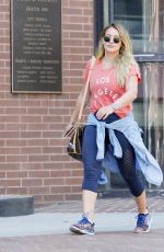 HILARY DUFF Out in Beverly Hills 09/05/2017