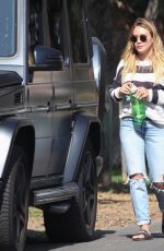 HILARY DUFF Out in Los Angeles 09/09/2017