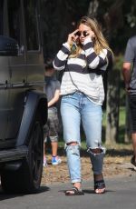 HILARY DUFF Out in Los Angeles 09/09/2017