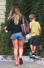 HILARY DUFF Out in Studio City 09/16/2017