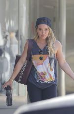 HILARY DUFF Out Shopping in Los Angeles 09/29/2017