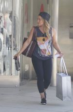 HILARY DUFF Out Shopping in Los Angeles 09/29/2017