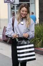 HILARY DUFF Shopping at Sephora in Beverly Hills 09/21/2017