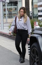 HILARY DUFF Shopping at Sephora in Beverly Hills 09/21/2017