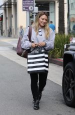 HILARY DUFF Shopping at Sephora in Beverly Hills 09/21/2017