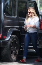 HILARY DUFF Watching her Son Play Baseball in Los Angeles 09/30/2017