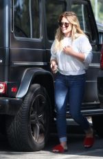 HILARY DUFF Watching her Son Play Baseball in Los Angeles 09/30/2017