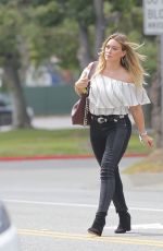 HILARY DUFFOut Shopping in West Hollywood 09/13/2017 