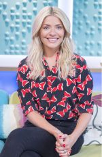 HOLLY WILLOUGHBY at Sunday Brunch Show in London 09/10/2017