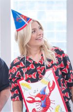 HOLLY WILLOUGHBY at Sunday Brunch Show in London 09/10/2017