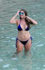 IMOGEN THOMAS in Bikini at a Beach in Mallorca 09/02/2017