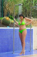 IMOGEN THOMAS in Bikini at a Pool in Majorca 09/25/2017