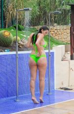 IMOGEN THOMAS in Bikini at a Pool in Majorca 09/25/2017