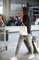 IRINA SHAYK at Los Angeles International Airport 08/31/2017