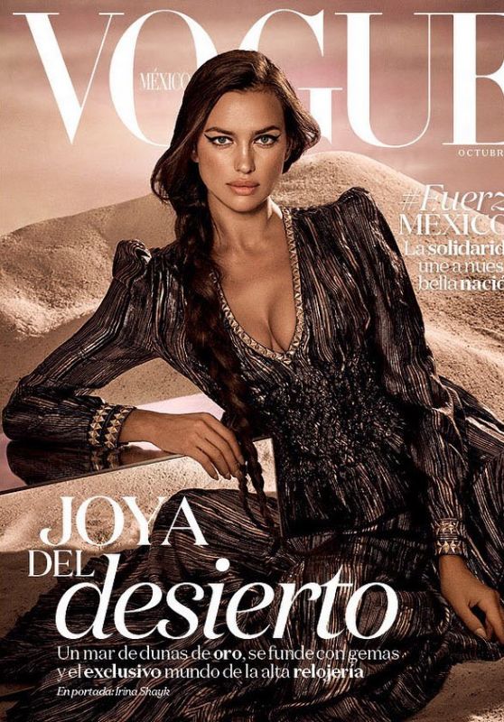IRINA SHAYK for Vogue Magazine, Mexico October 2017