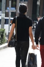 IRINA SHAYK Out Shopping in Milan 09/22/2017