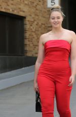 ISKRA LAWRENCE at Badgley Mischka Fashion Show in New York 09/12/2017
