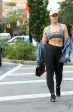ISKRA LAWRENCE Heading to a Gym in New York 09/12/2017