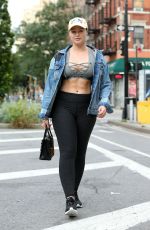 ISKRA LAWRENCE Heading to a Gym in New York 09/12/2017
