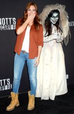 IVANA BAQUERO at Knott’s Scary Farm Celebrity Night in Buena Park 09/29/2017