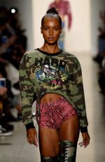 JASMINE TOOKES at Jeremy Scott Runway Show in New York 09/07/2017