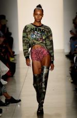 JASMINE TOOKES at Jeremy Scott Runway Show in New York 09/07/2017
