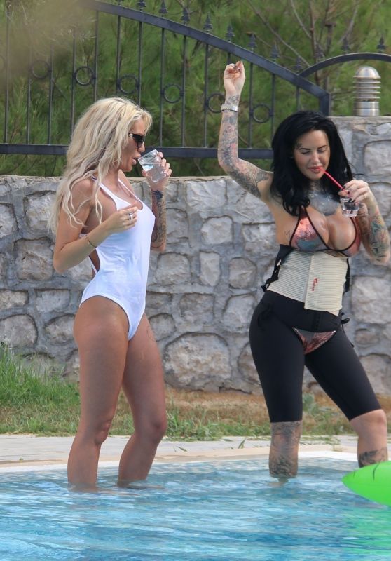 JEMMA LUCY and CHARLIE DOHERTY in Swimsuits on Holiday in Turkey 09/21/2017