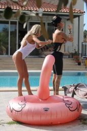 JEMMA LUCY and CHARLIE DOHERTY in Swimsuits on Holiday in Turkey 09/21/2017