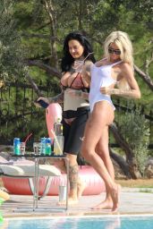 JEMMA LUCY and CHARLIE DOHERTY in Swimsuits on Holiday in Turkey 09/21/2017