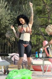 JEMMA LUCY and CHARLIE DOHERTY in Swimsuits on Holiday in Turkey 09/21/2017