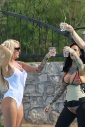 JEMMA LUCY and CHARLIE DOHERTY in Swimsuits on Holiday in Turkey 09/21/2017
