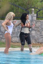 JEMMA LUCY and CHARLIE DOHERTY in Swimsuits on Holiday in Turkey 09/21/2017
