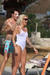 JEMMA LUCY and CHARLIE DOHERTY in Swimsuits on Holiday in Turkey 09/21/2017