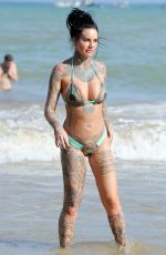 JEMMA LUCY in Bikini at a Beach in Spain 08/31/2017