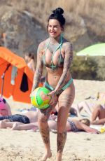 JEMMA LUCY in Bikini at a Beach in Spain 08/31/2017