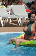 JEMMA LUCY in Bikini on Vacation in Ibiza 09/12/2017