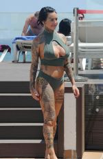 JEMMA LUCY in Bikini on Vacation in Ibiza 09/12/2017