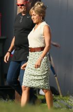 JENNIFER ANISTON on the Set of Dumplin in Atlanta 09/20/2017