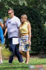 JENNIFER ANISTON on the Set of Dumplin in Jonesboro 09/06/2017