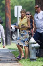 JENNIFER ANISTON on the Set of Dumplin in Jonesboro 09/06/2017